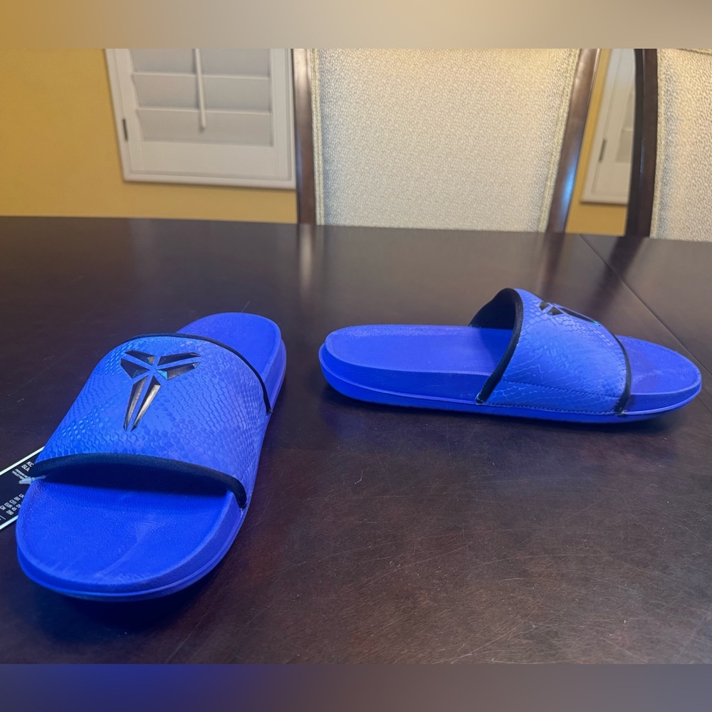New Nike Kobe Slides Sandals Purple Black - Picture 9 of 16
